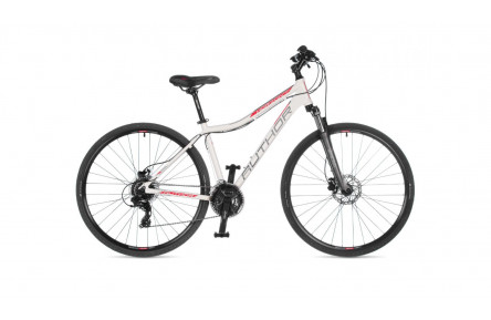 Велосипед Author Horizon ASL 2023 28" 19" белый красный/серебристый