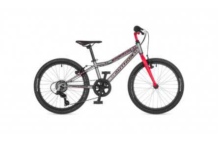 Велосипед Author Energy 2023 20" 10" сірий/червоний