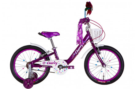 Велосипед 18" Formula CHERRY 2022 (фіолетовий з білим)