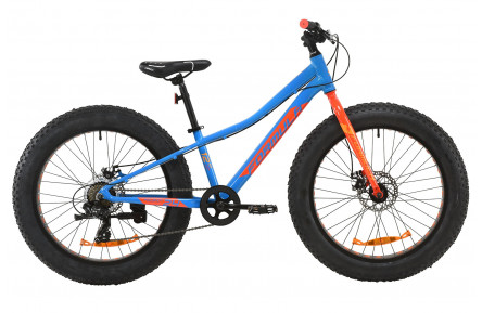 Велосипед Formula PALADIN DD 2020 24" 12" синій з чорново-оранжевим