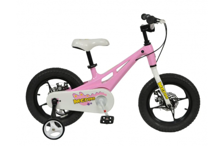 Детский велосипед RoyalBaby MG Dino 14" розовый