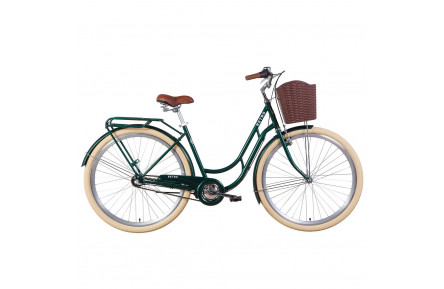 Велосипед Dorozhnik Retro Nexus 2021 19" зеленый