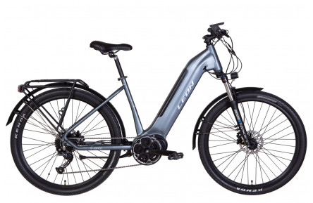 Електровелосипед 27.5" Leon OXFORD 500Вт 48В 12.8Аг 2022 (темно-сірий (м)) 