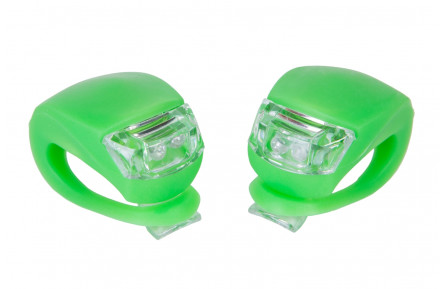 Мигалки BC-RL8001 LED силиконовый зеленый корпус