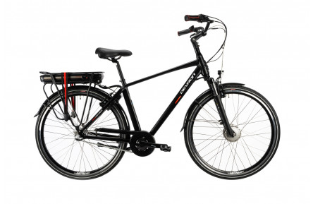 Міський електровелосипед E-Bike Devron 28124A-490 28" S чорний