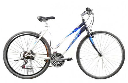 Гибридный велосипед Scott Atacana Trail 28" M бело-синий Б/У