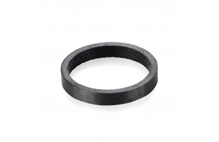 Проставочное кольцо XLC черное, 5 мм, 1 1/8" карбон.
