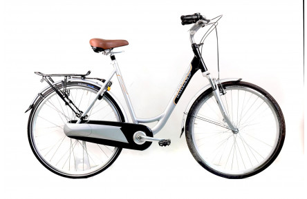 Міський велосипед Bikkel 28" XXL сіро-чорний Б/В
