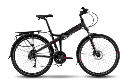 Велосипед VNC TerraWay A5 FS 2023 26" 42см чорно-червоний