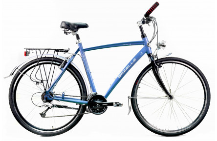 Гибридный велосипед Gazelle Ultimate 28" L голубой  Б/У