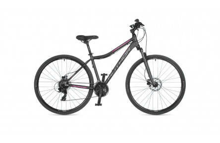Велосипед Author Horizon ASL 2023 28" 17" серо-розовый