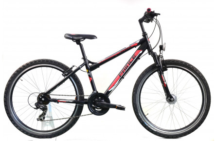 Гірський велосипед Prince Wild Heater 9 26" S чорний з червоним Б/В