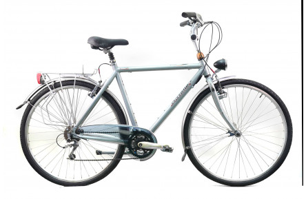 Гибридный велосипед Gazelle Medeo 28" M зеленый Б/У