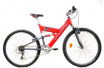 Двухподвесной велосипед Raleigh 24 FR 26" M красно-серый Б/У