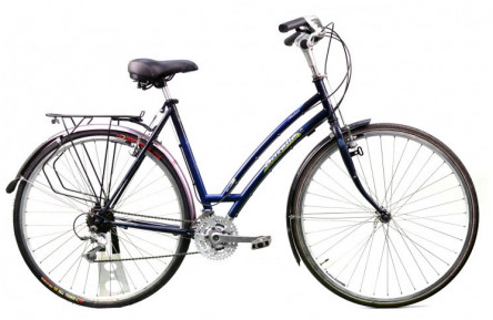 Гибридный велосипед Gazelle Medeo 09 28" M синий Б/У