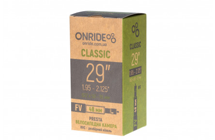 Камера ONRIDE Classic 29"x1.95-2.125" FV 48 RVC разборный ниппель