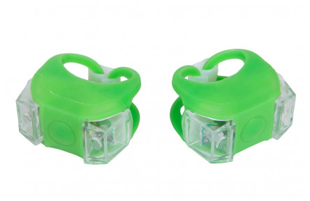 Мигалки BC-RL8002 LED силиконовый зеленый корпус