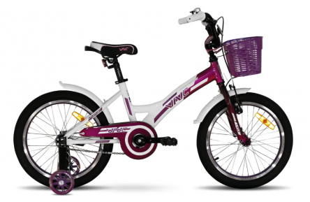 Велосипед VNC Amalia AC 2022 18" 28см бело-фиолетовый