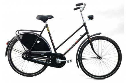 Городской велосипед Gazelle 28" L черный Б/У 